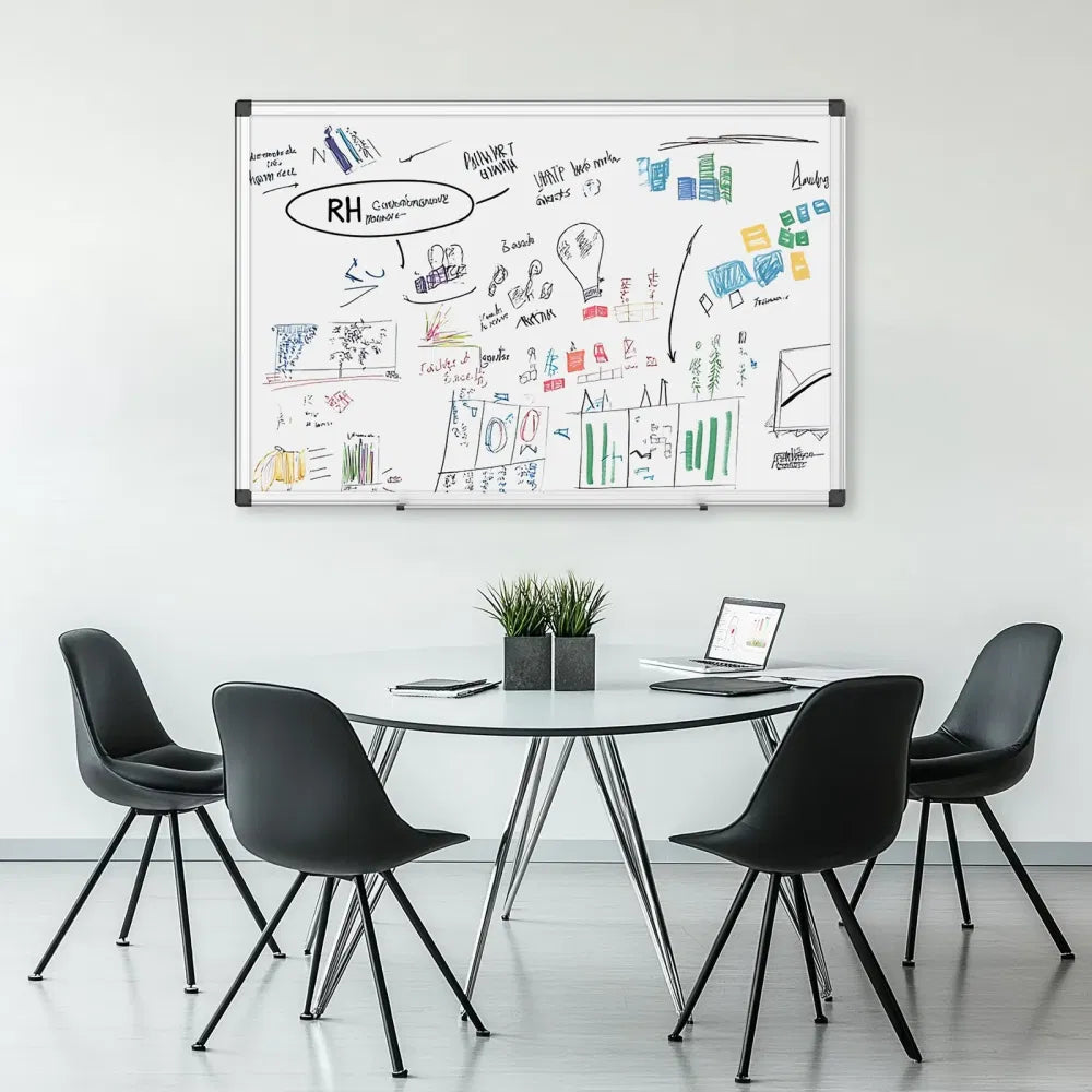 Magnetic Dry-Erase Board with Aluminum Frame (36 × 24 in)