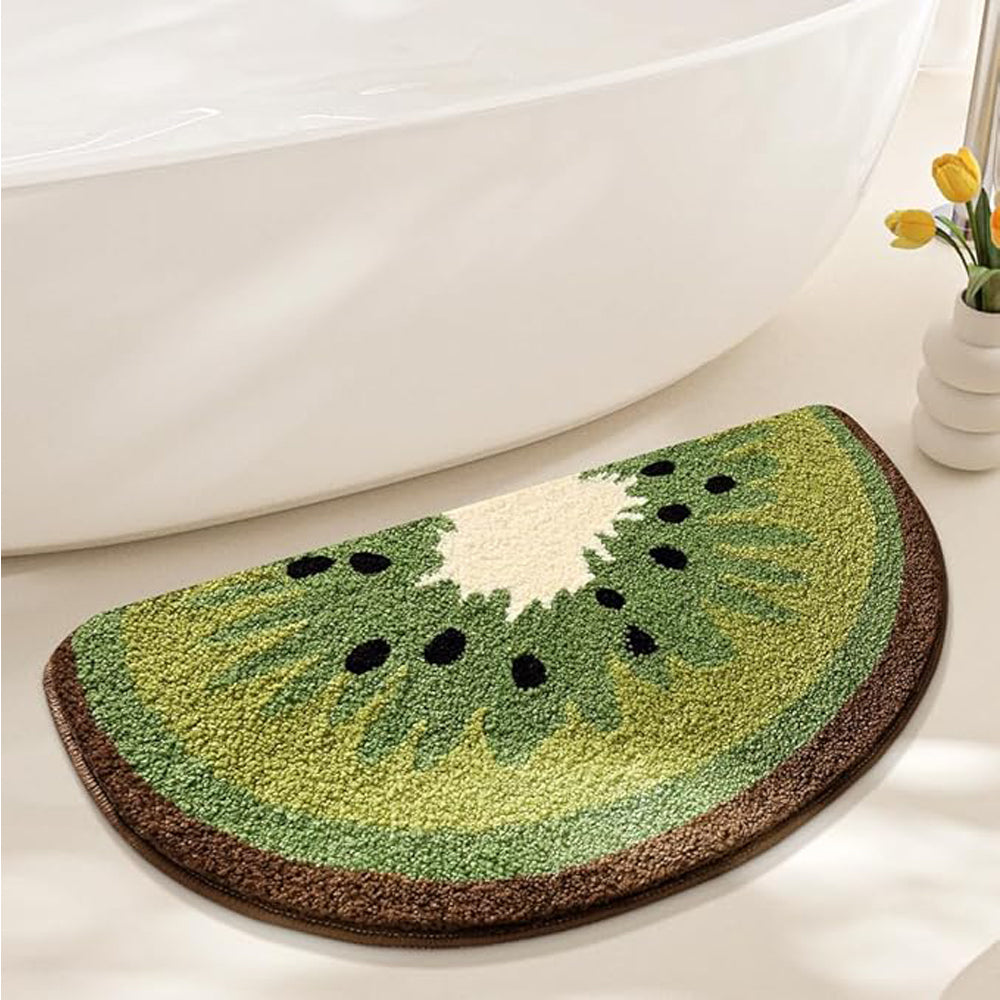 Kiwi Fruit Bath Mat (17.7 × 31.5 in)