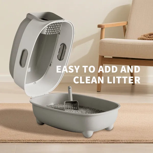 Extra-Large Enclosed Cat Litter Box