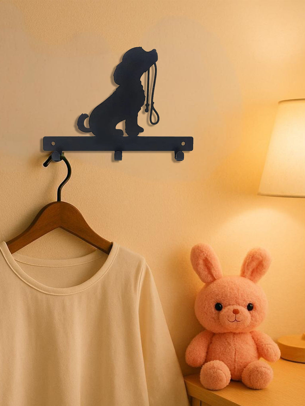 Tree Branch Metal Wall Hooks for Leashes, Keys & Coats