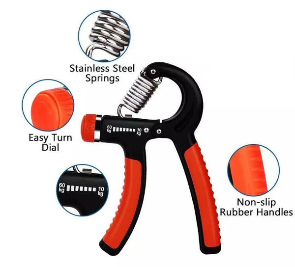 Adjustable Hand Grip Strengthener (22–132 lb)