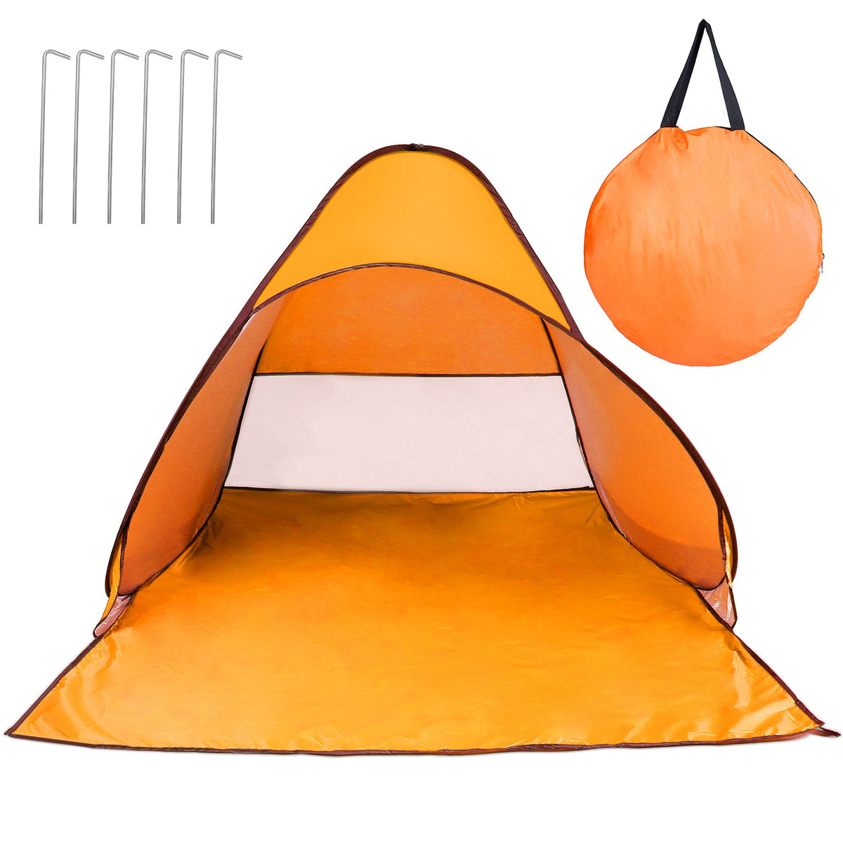 2–3 Person Pop-Up Beach Tent with Mesh Window