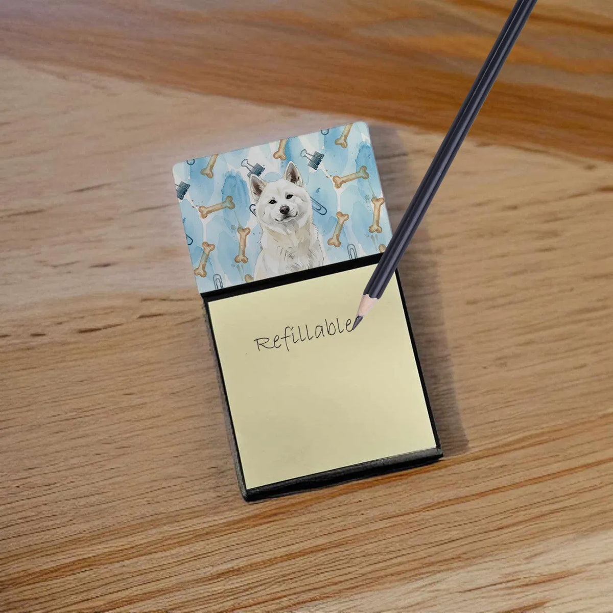Dog Breed Watercolor Sticky Note Holder