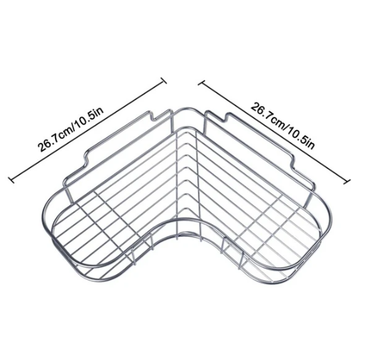 Stainless Steel Corner Shower Caddy