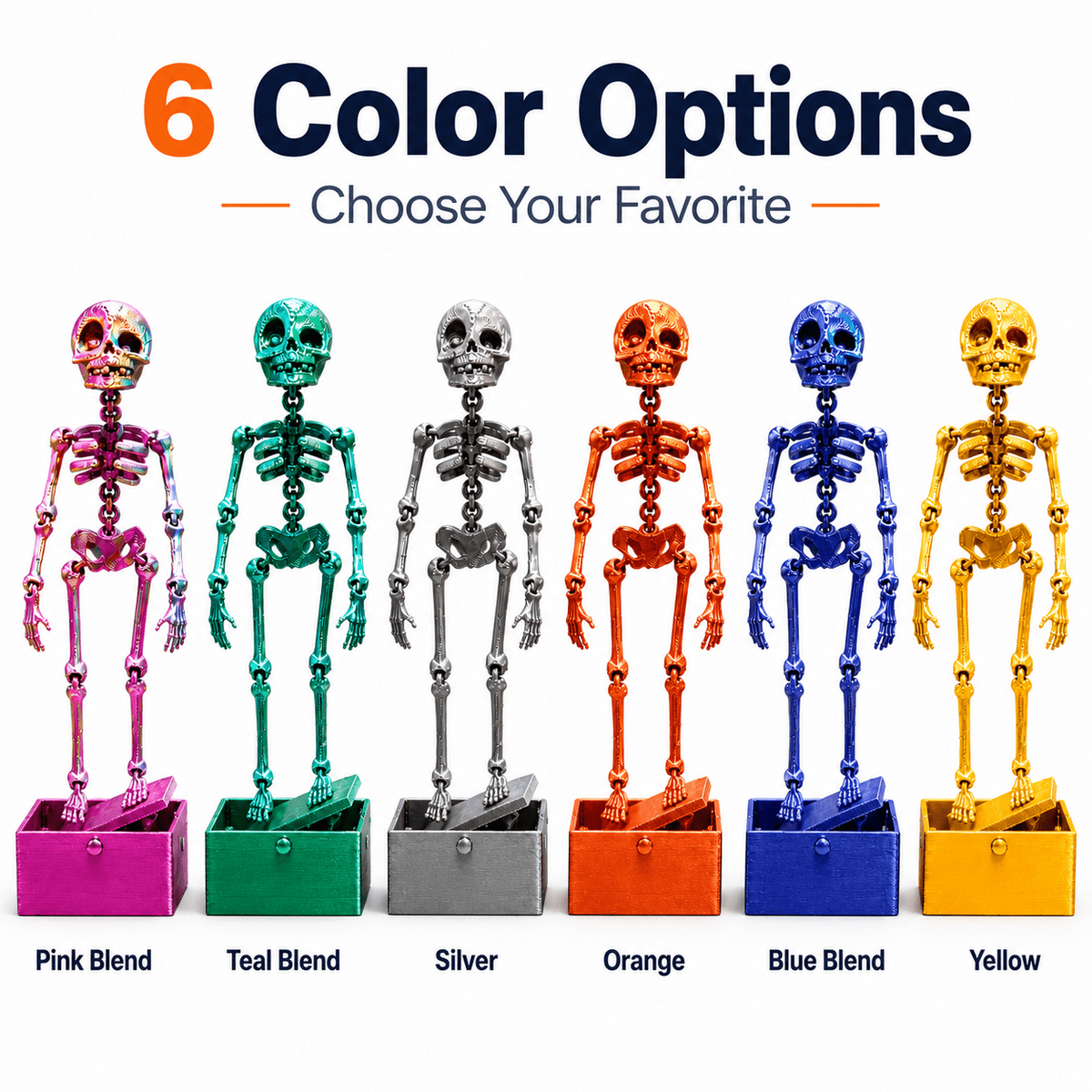 Dancing Skeleton Aquarium Ornament
