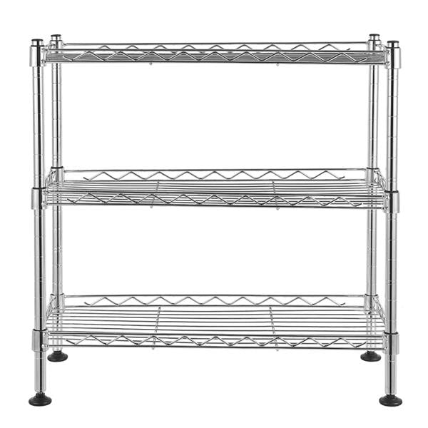 3-Tier Steel Counter & Cabinet Shelf
