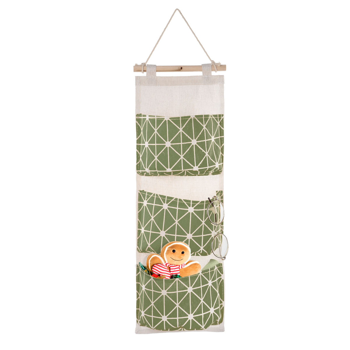 Over-the-Door Hanging Storage Organizer (3 Pockets)