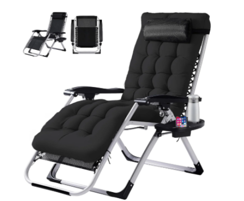 Zero Gravity Reclining Lounge Chair (Grey)