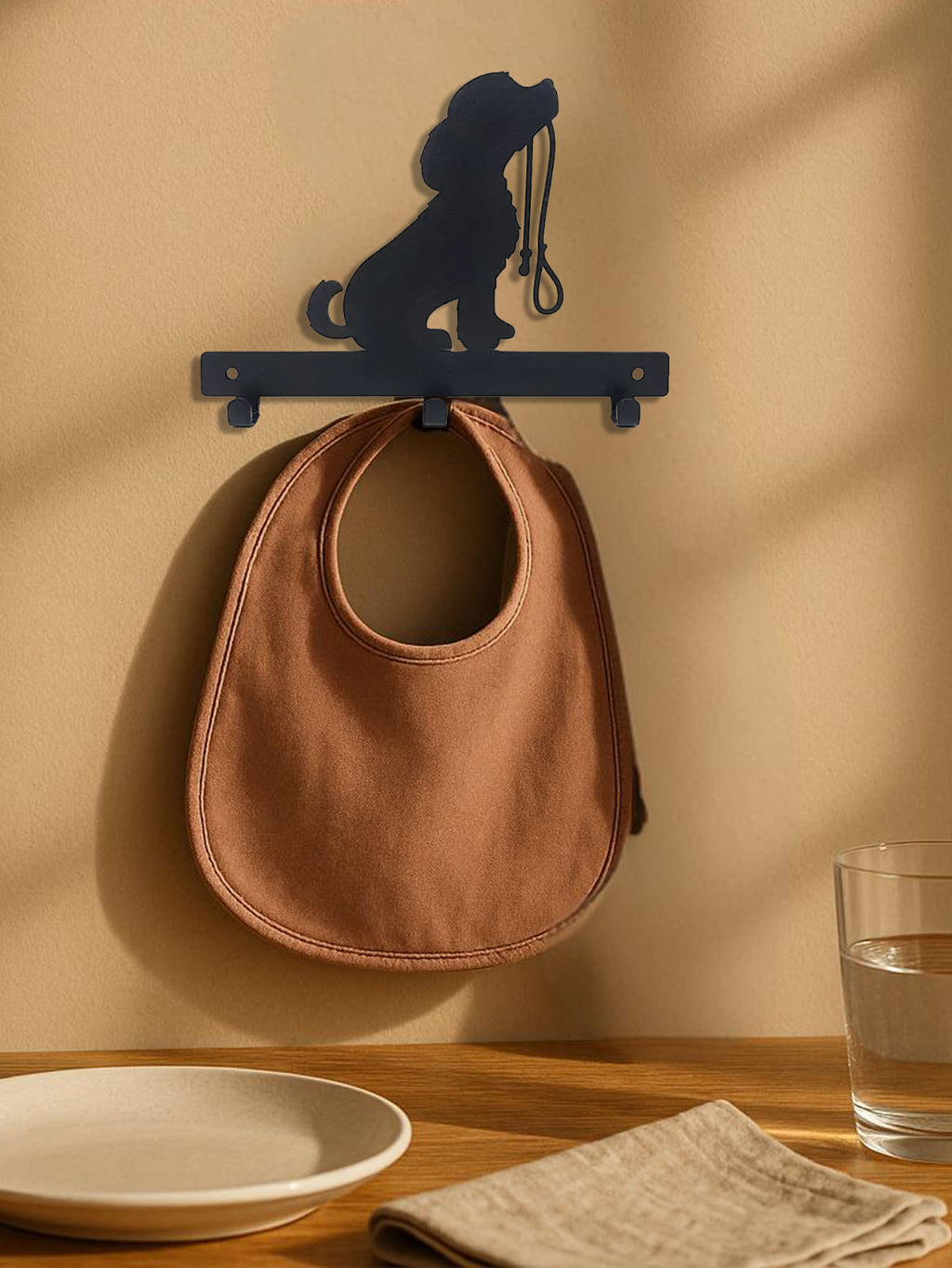 Tree Branch Metal Wall Hooks for Leashes, Keys & Coats