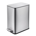 Stainless Steel Kitchen Trash Can (10 L, Steel Gray)