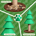 31.5 in Christmas Tree Cat Scratching Post