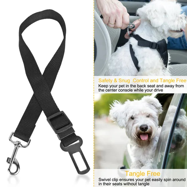 Pet Car Seat Belt Tethers, 2-Pack