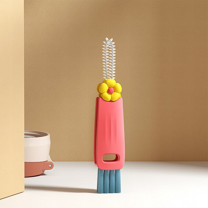 3-in-1 Water Bottle & Lid Cleaning Brush Set (3 pcs)