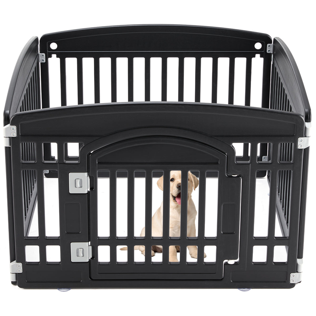 Metal Dog Playpen Fence (4 or 6 Panels)