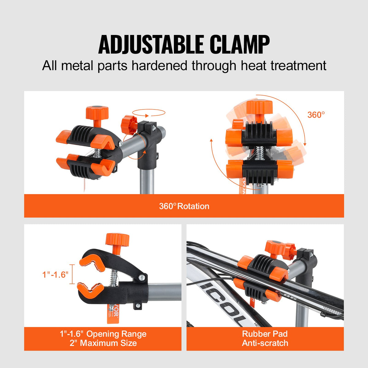 Bike Repair Stand (Steel, Adjustable)