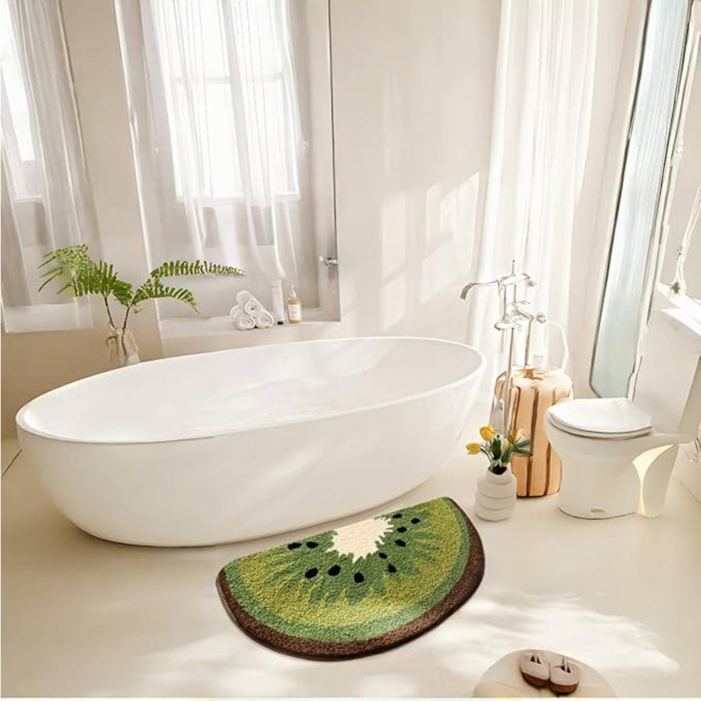 Kiwi Fruit Bath Mat (17.7 × 31.5 in)