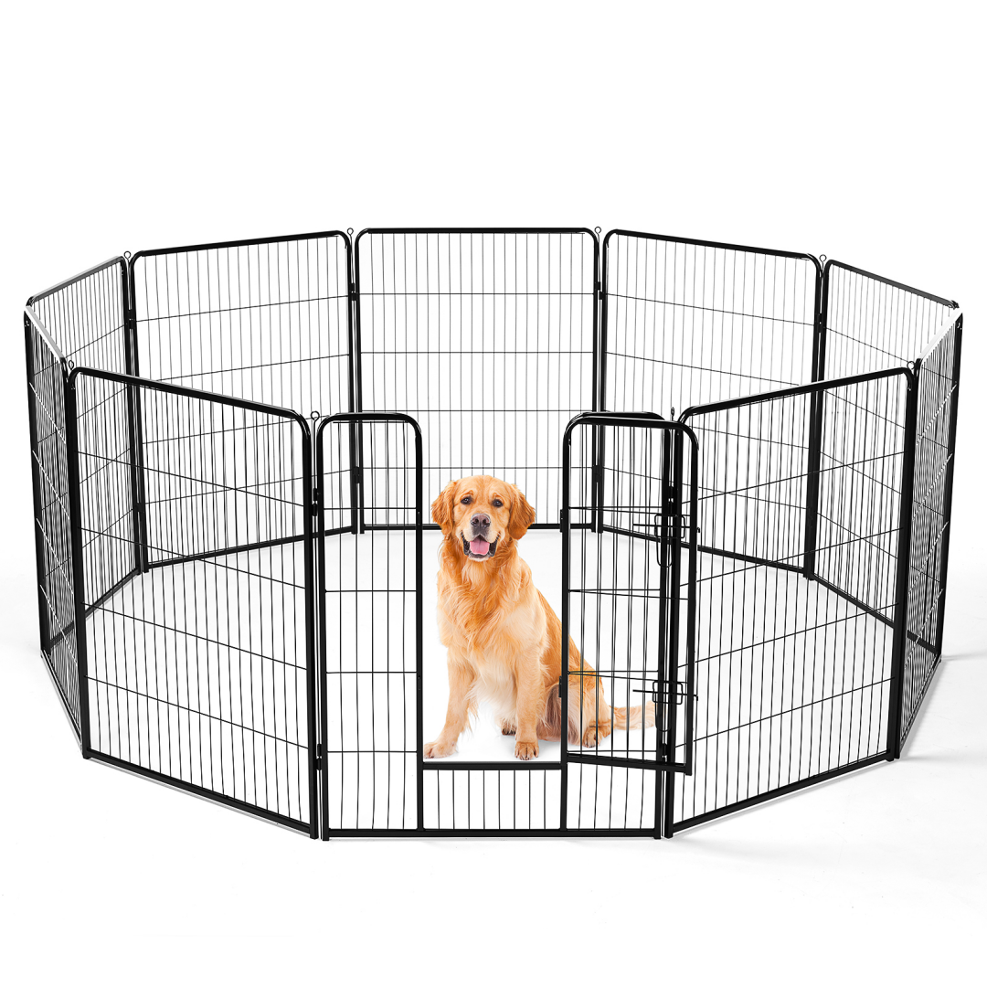 Metal Dog Playpen, 8 Panels with Door