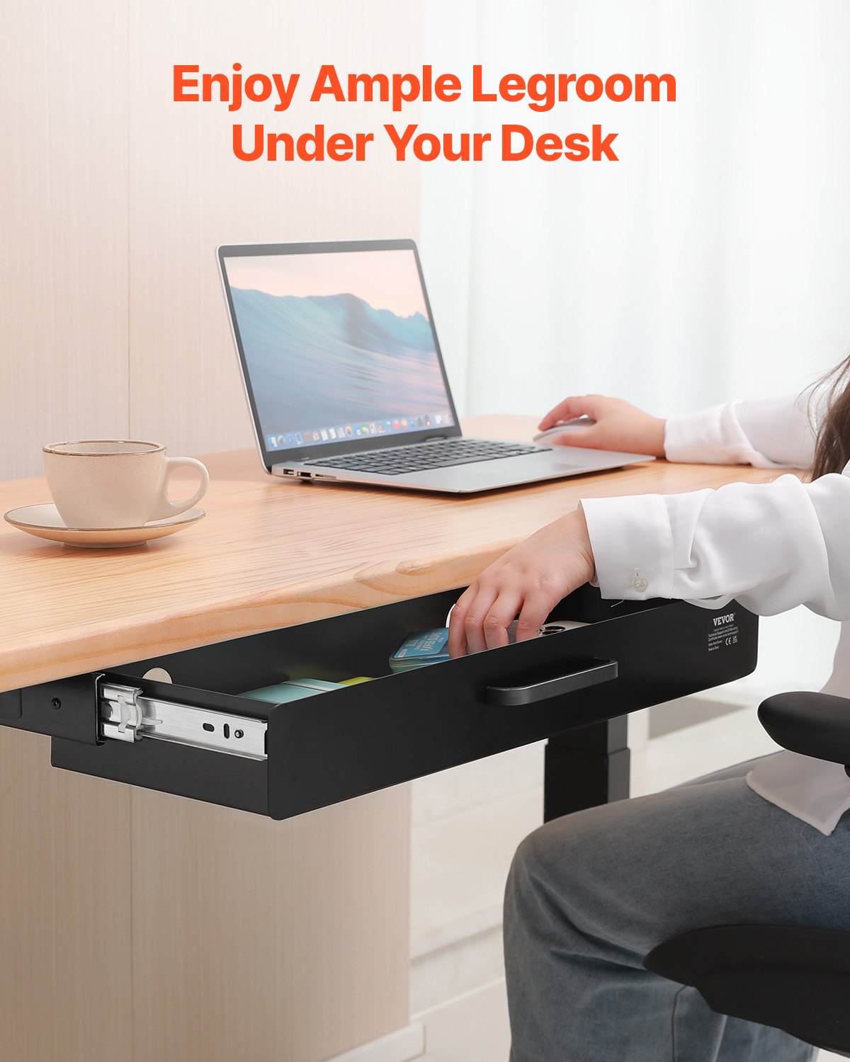 22 in Under-Desk Slide-Out Drawer
