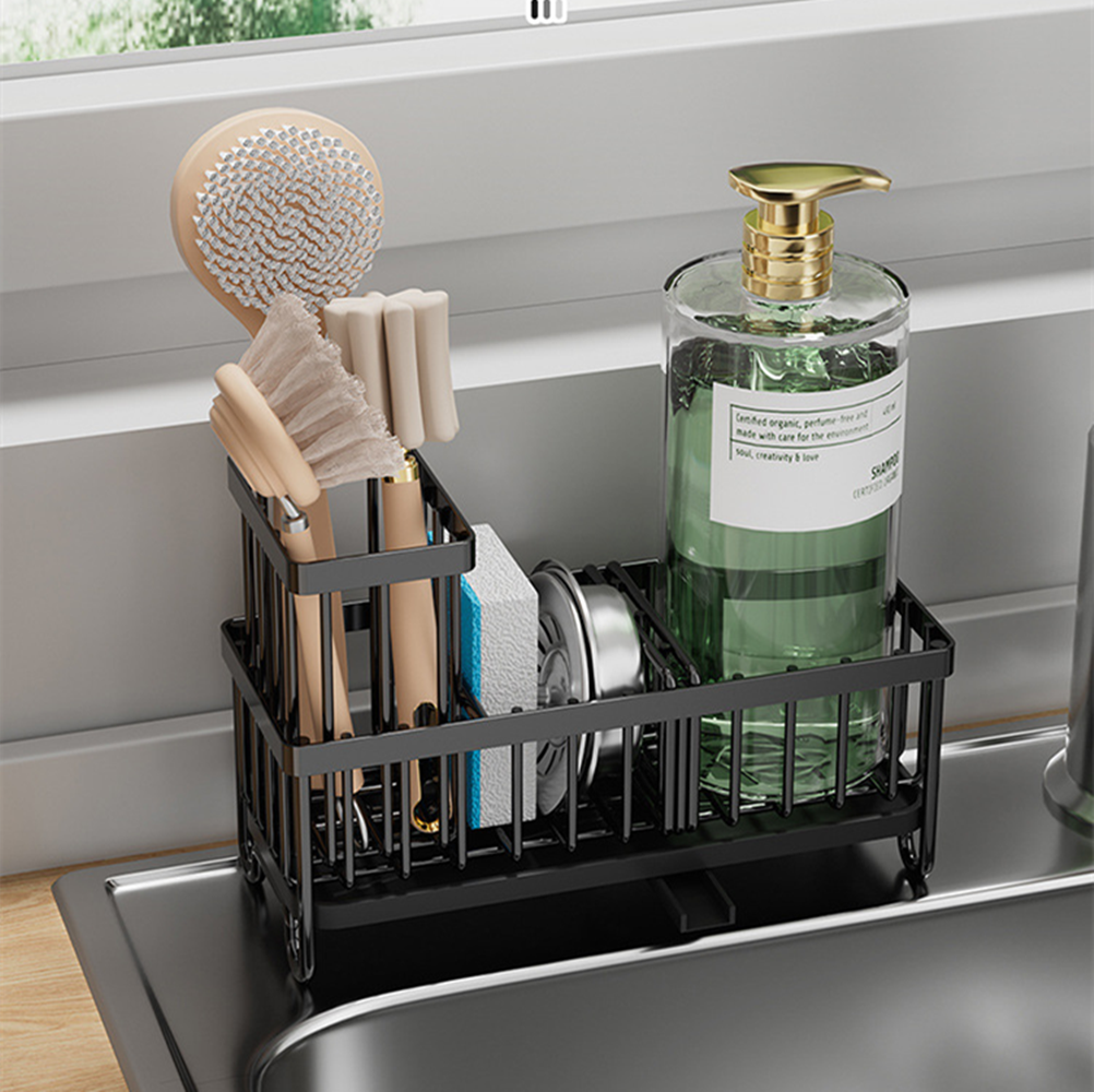 Kitchen Sink Caddy for Sponge, Brush & Soap