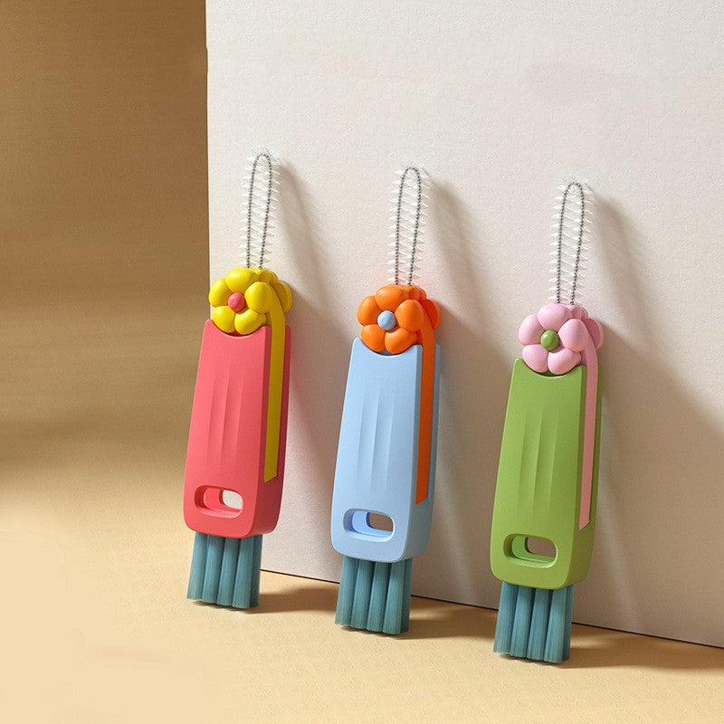 3-in-1 Water Bottle & Lid Cleaning Brush Set (3 pcs)