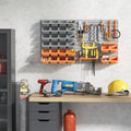 44-Piece Pegboard Tool Organizer Kit