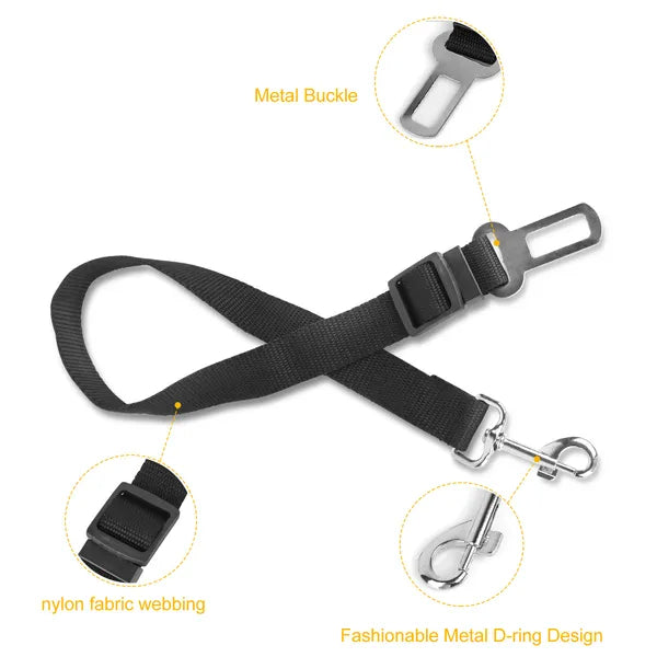 Pet Car Seat Belt Tethers, 2-Pack