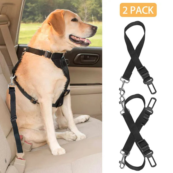 Pet Car Seat Belt Tethers, 2-Pack
