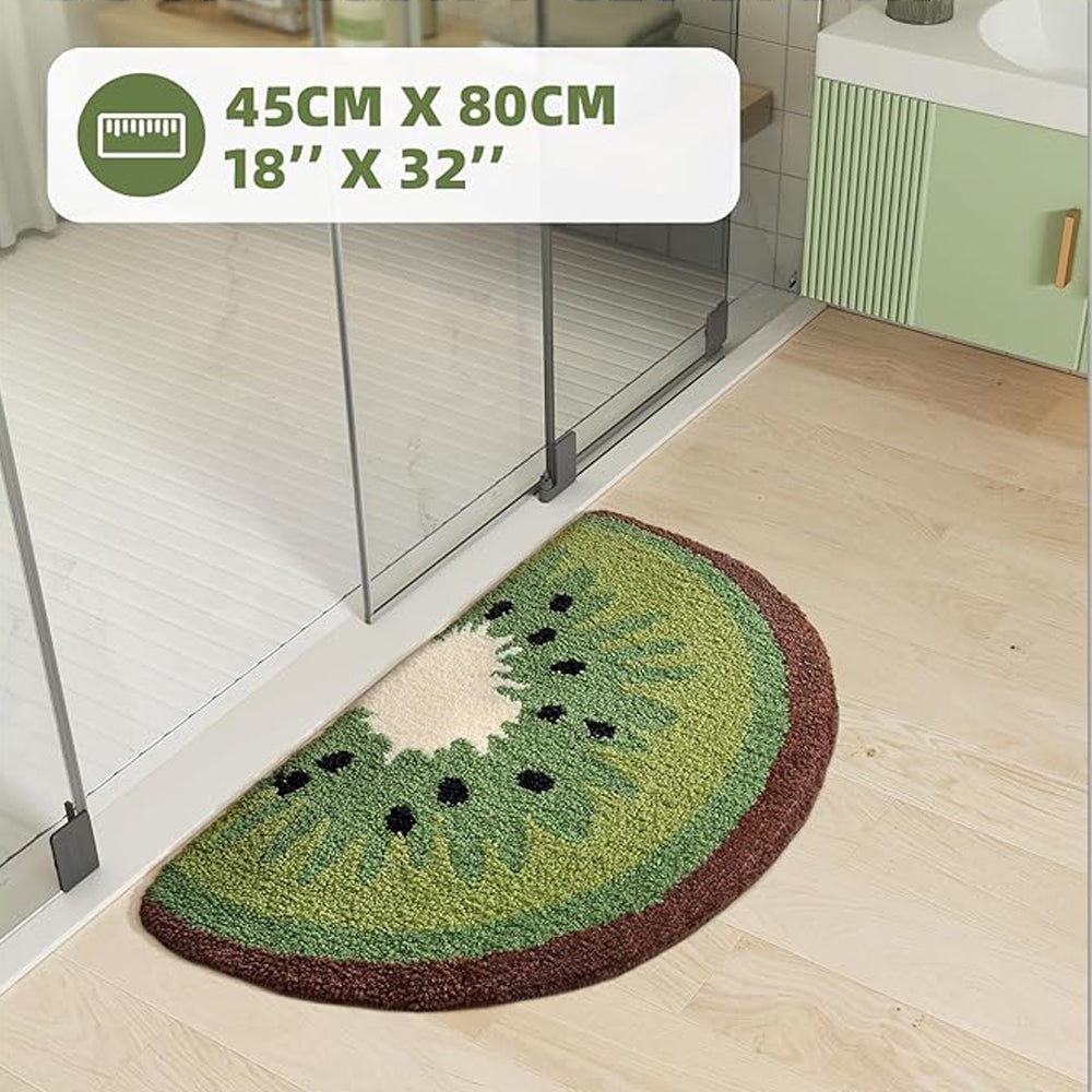 Kiwi Fruit Bath Mat (17.7 × 31.5 in)
