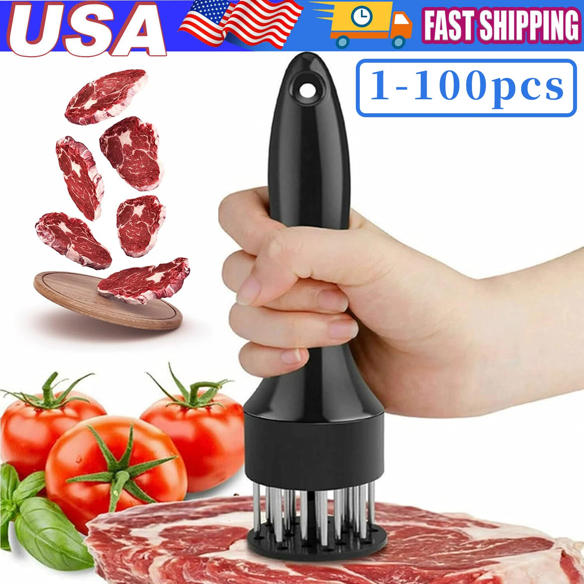 21-Pin Stainless Steel Meat Tenderizer