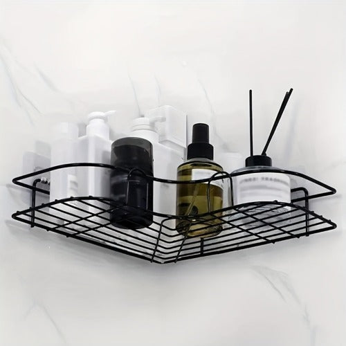 No-Drill Triangle Shower Shelf
