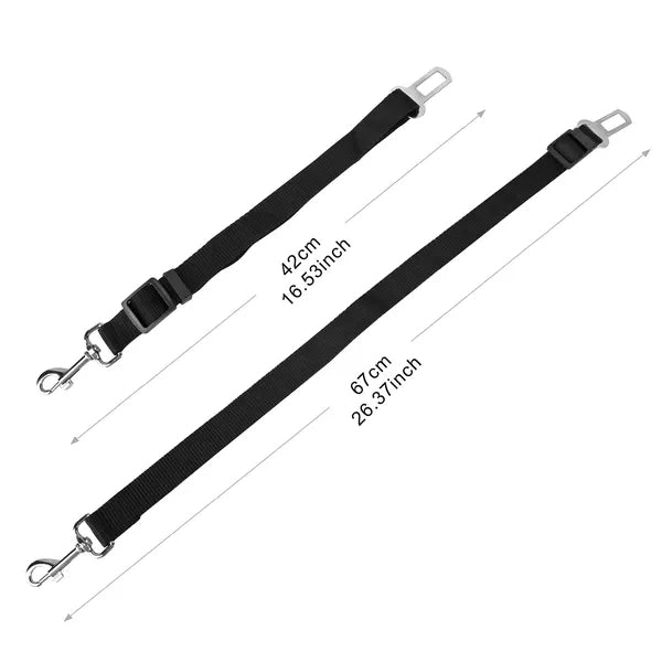 Pet Car Seat Belt Tethers, 2-Pack