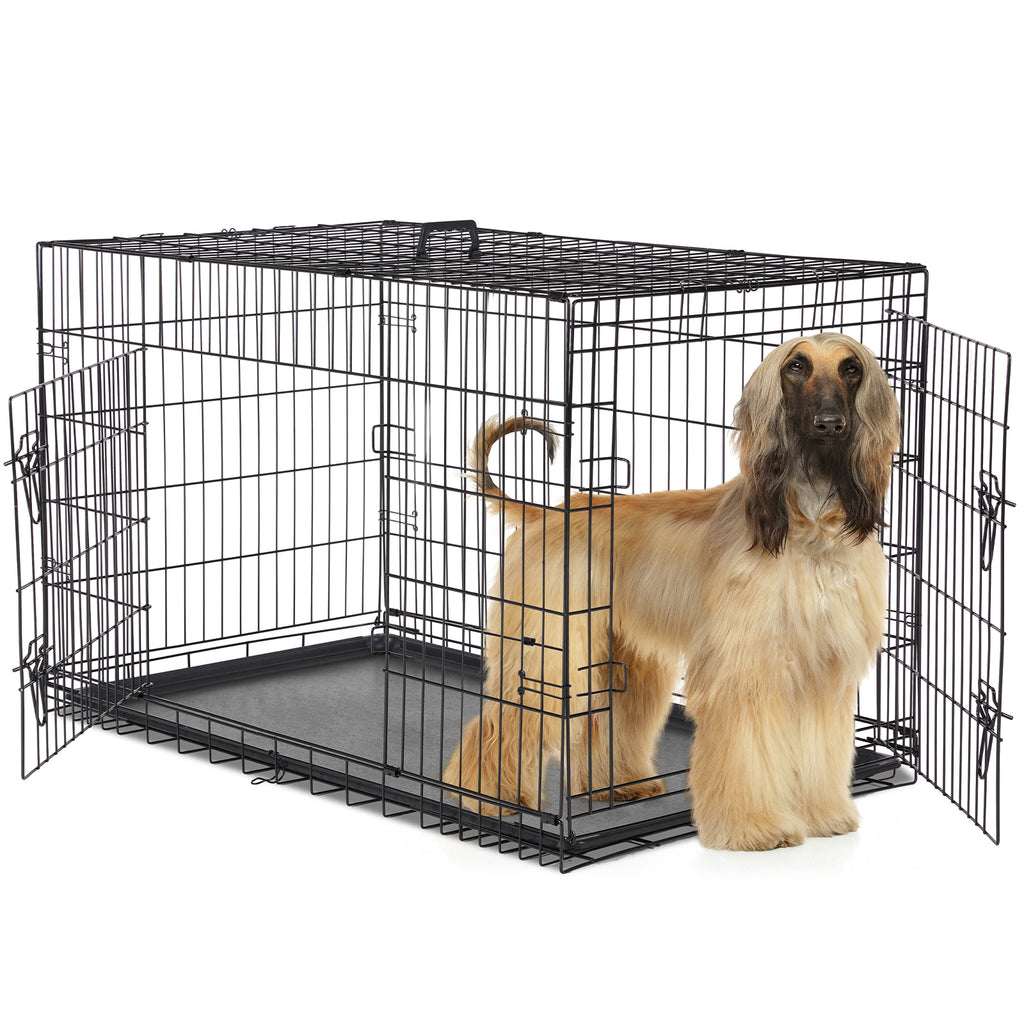36 in Double-Door Folding Wire Dog Crate