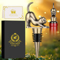 Cat-Shaped Wine Bottle Stopper