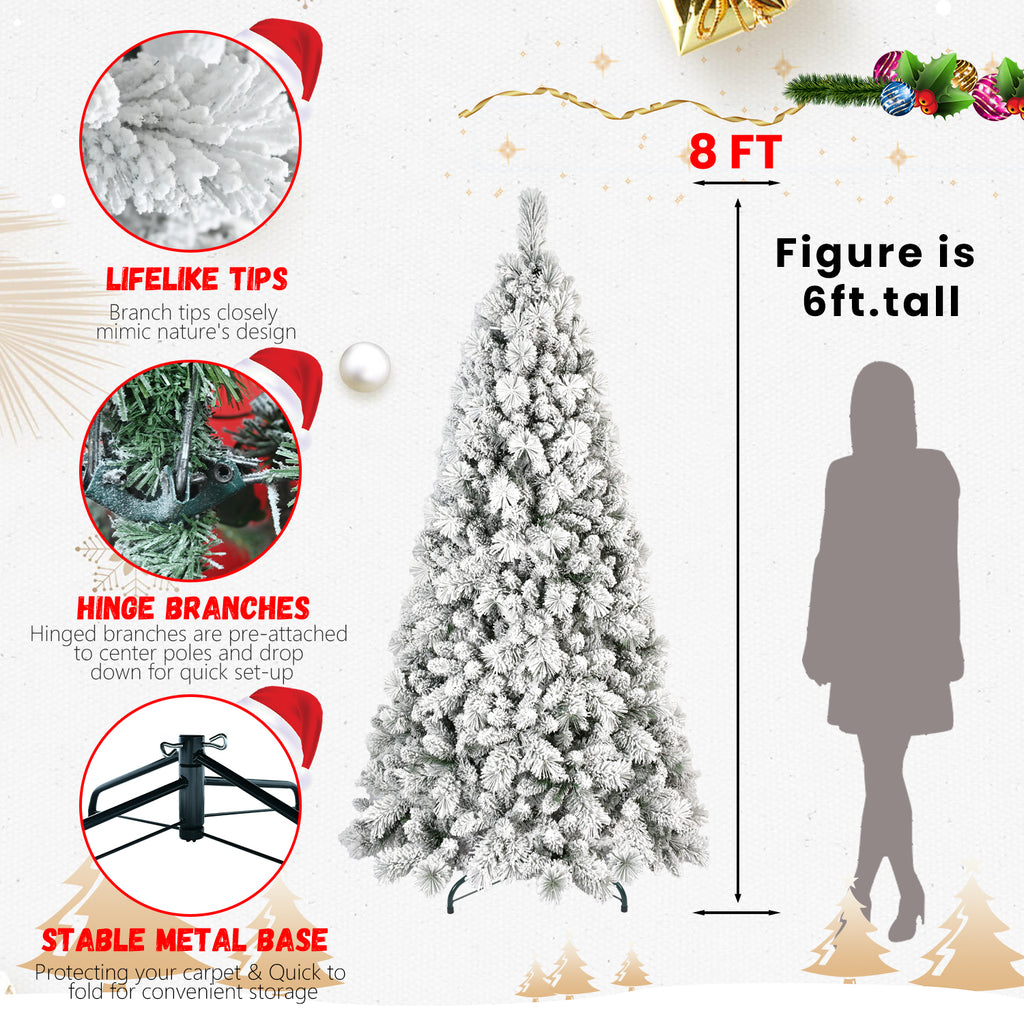 4 ft Flocked Artificial Christmas Tree