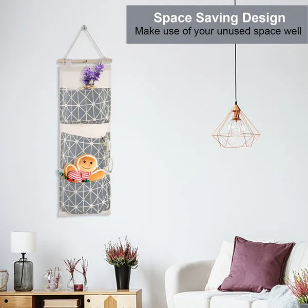 3-Pocket Hanging Wall Organizer