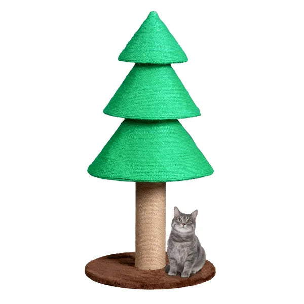 31.5 in Christmas Tree Cat Scratching Post