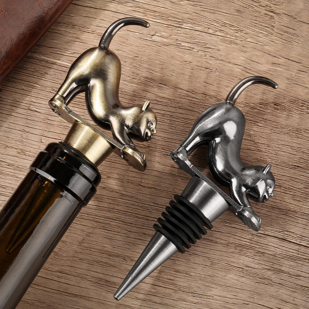 Cat-Shaped Wine Bottle Stopper