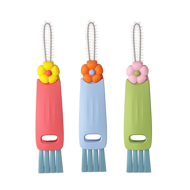 3-in-1 Water Bottle & Lid Cleaning Brush Set (3 pcs)