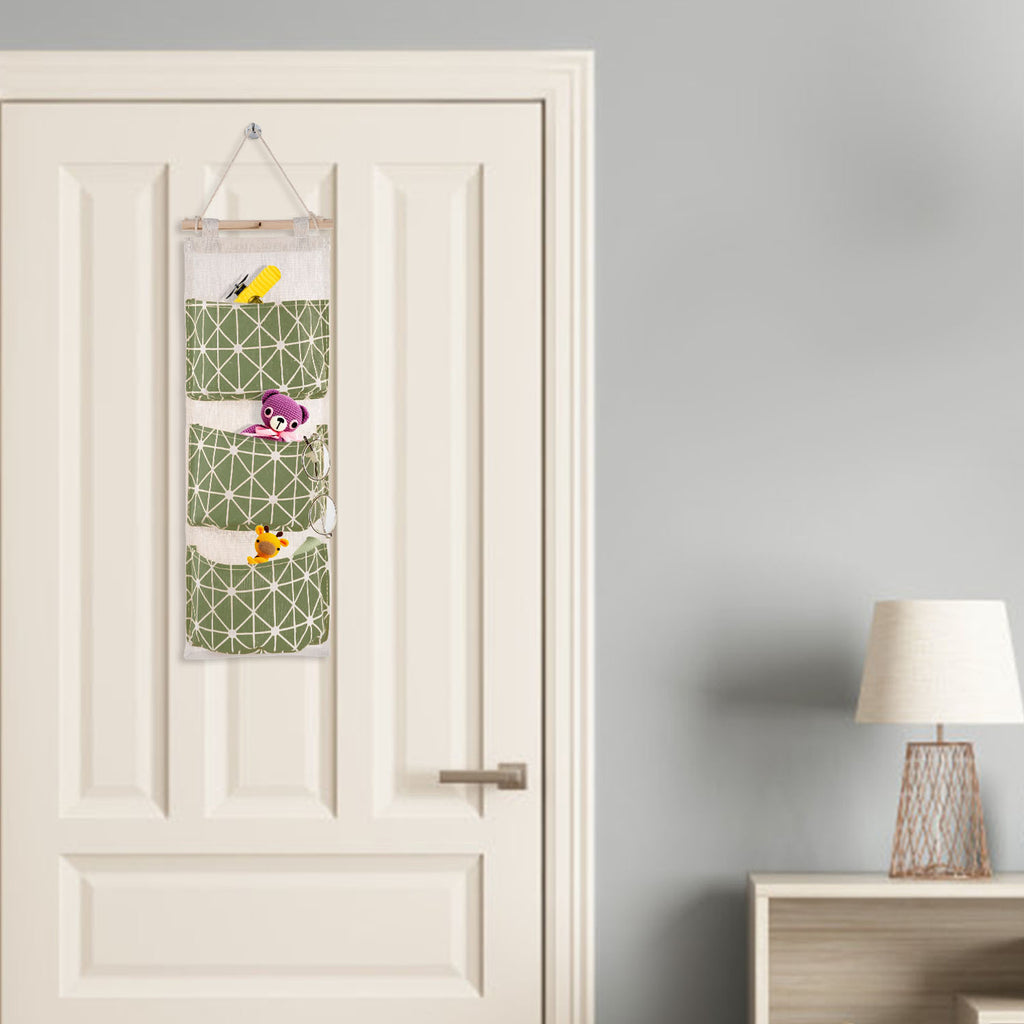 Over-the-Door Hanging Storage Organizer (3 Pockets)
