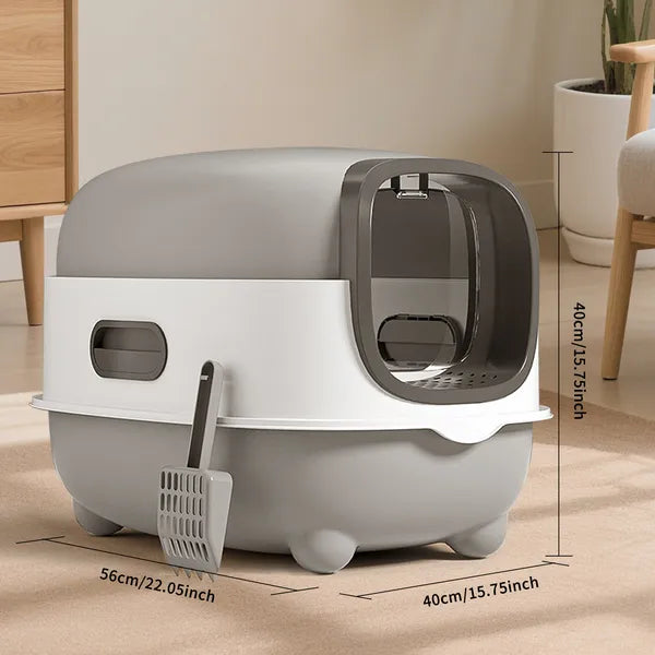 Extra-Large Enclosed Cat Litter Box