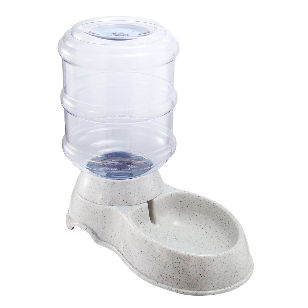 Gravity Pet Water Dispenser (3.5 L / 1 gal, Beige)