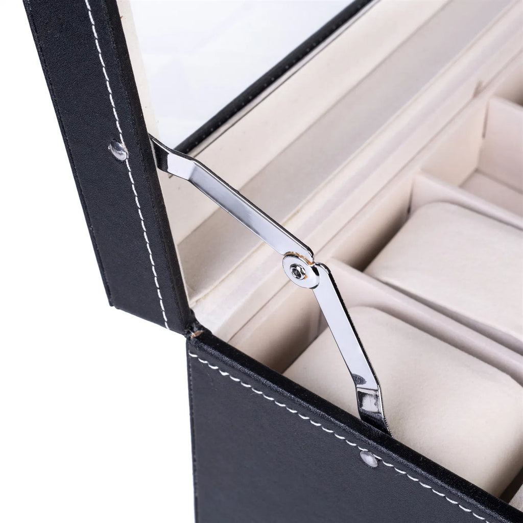 20-Slot Lockable Watch Collection Case - Two Layers