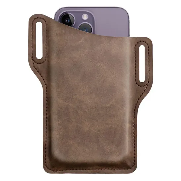 PU Leather Phone Belt Holster Pouch