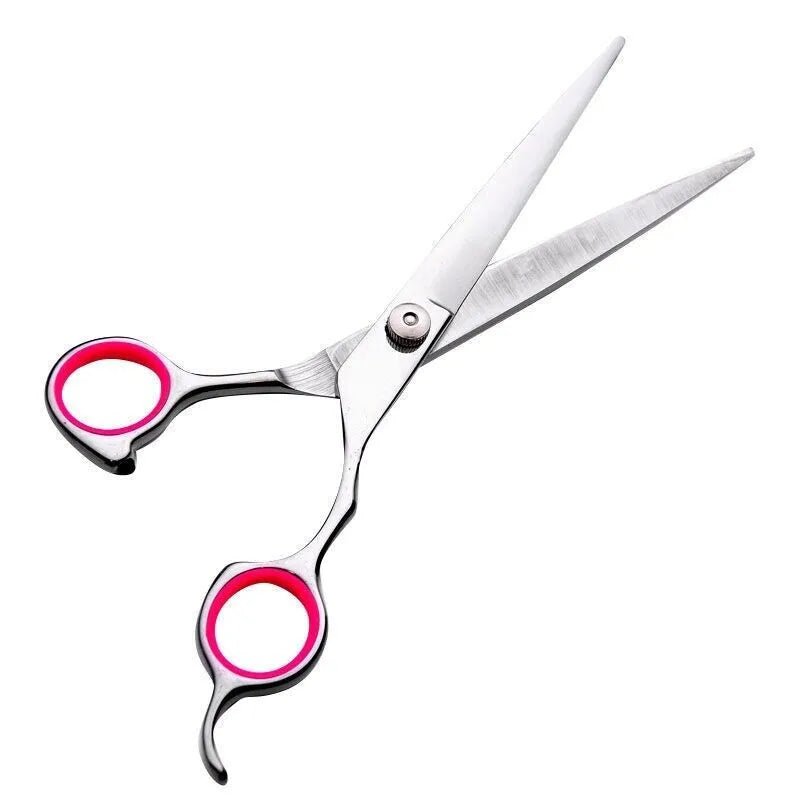 Pet Grooming Scissors Kit (Straight, Curved, Thinning + Comb)