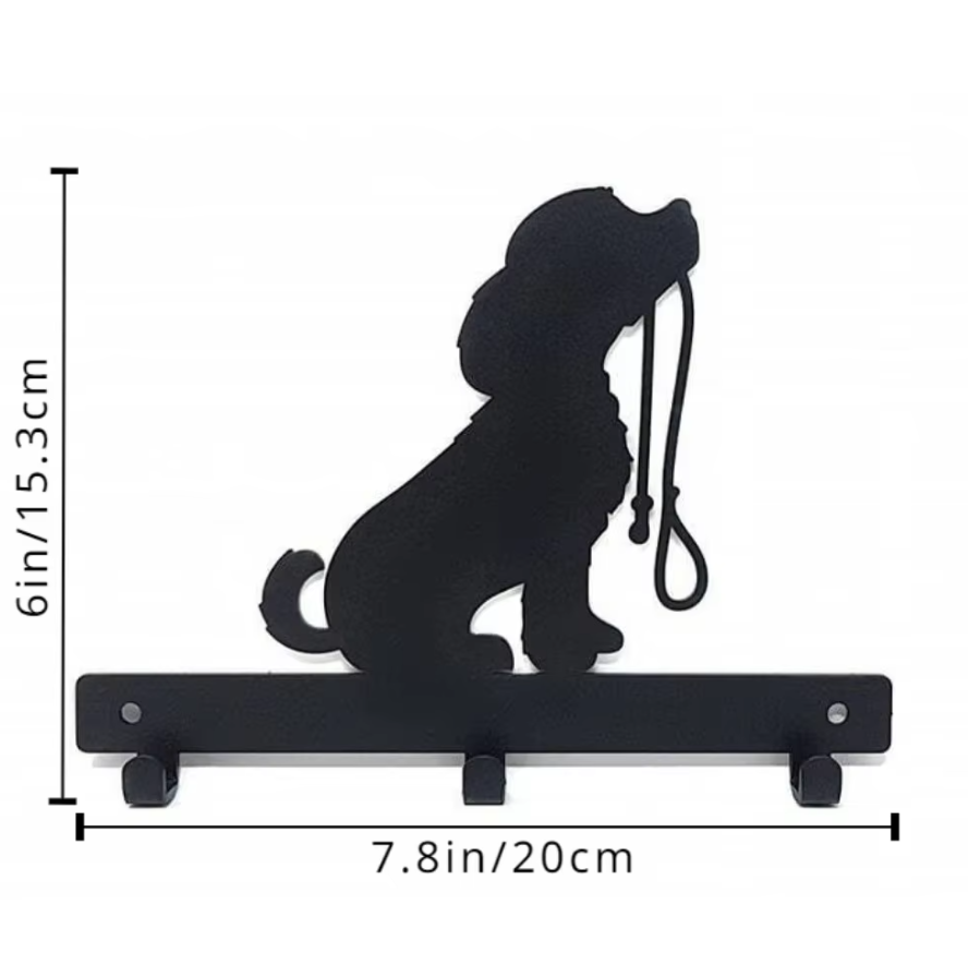Tree Branch Metal Wall Hooks for Leashes, Keys & Coats