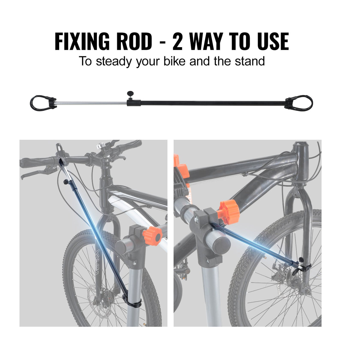 Bike Repair Stand (Steel, Adjustable)