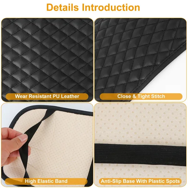 Car Center Console Armrest Cover (PU Leather)