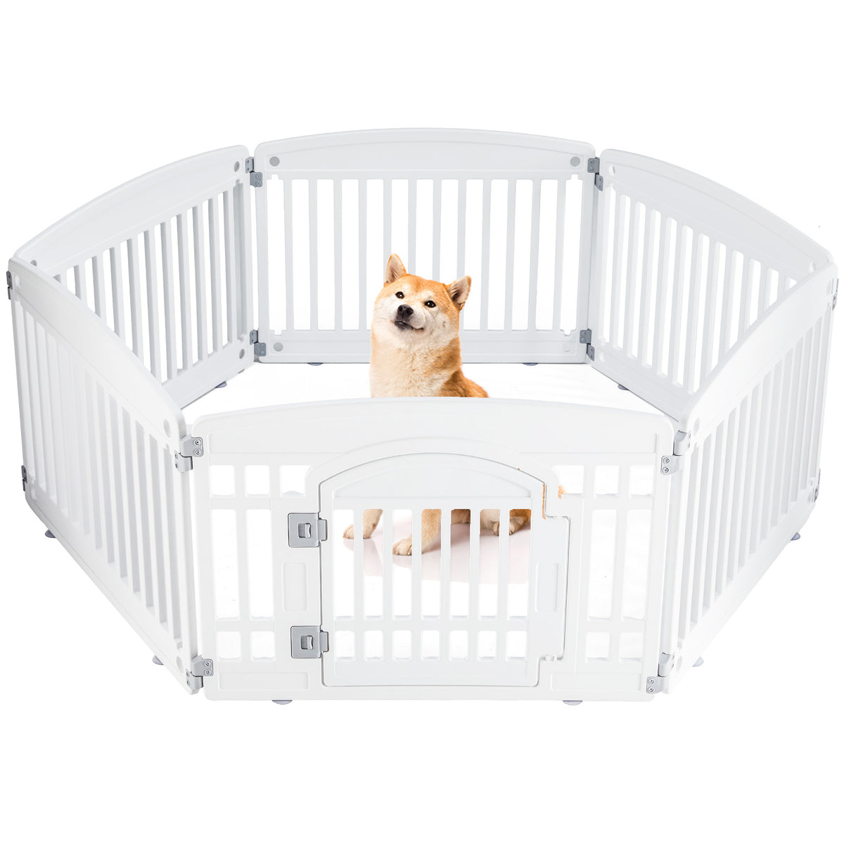 Metal Dog Playpen Fence (4 or 6 Panels)