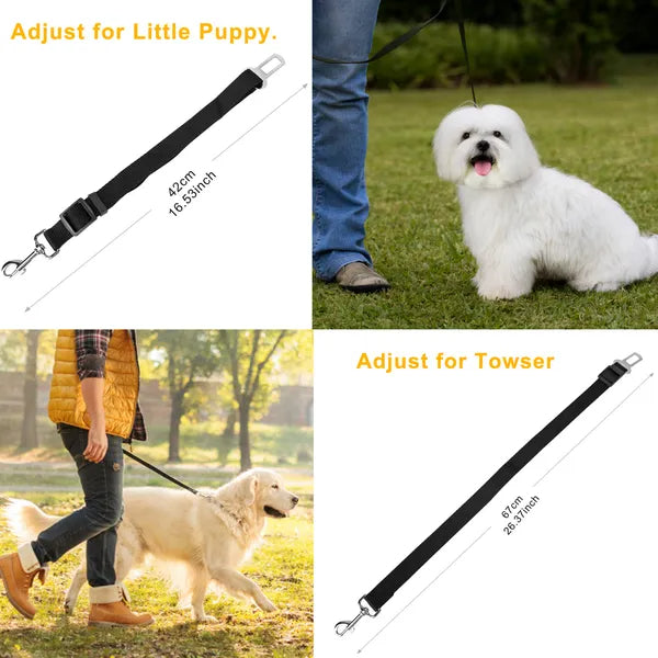 Pet Car Seat Belt Tethers, 2-Pack