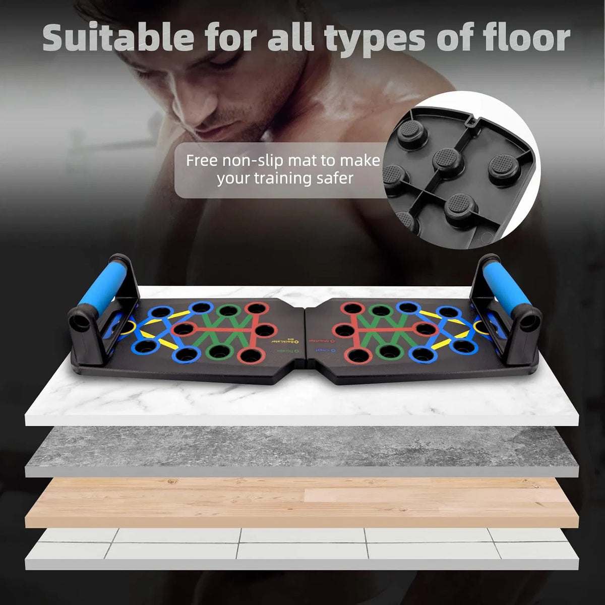 28-in-1 Push-Up Board System